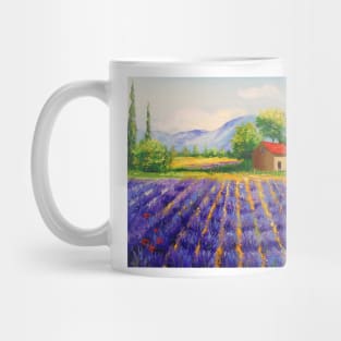 Lavender field Mug